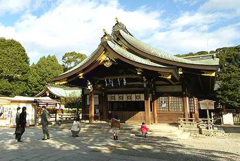 真清田神社本殿の写真