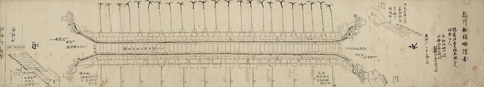起川船橋略絵図の写真