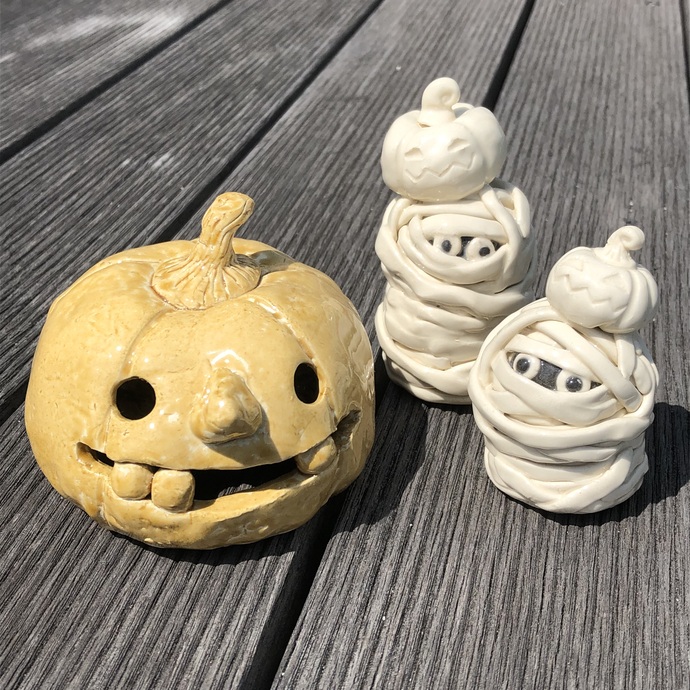ハロウィンの置物