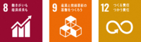 SDGsロゴ8,9,12