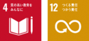 SDGsロゴ4,12