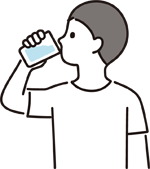 イラスト：みずを　のむ　ひと