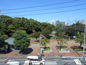 工事着手前の公園の写真