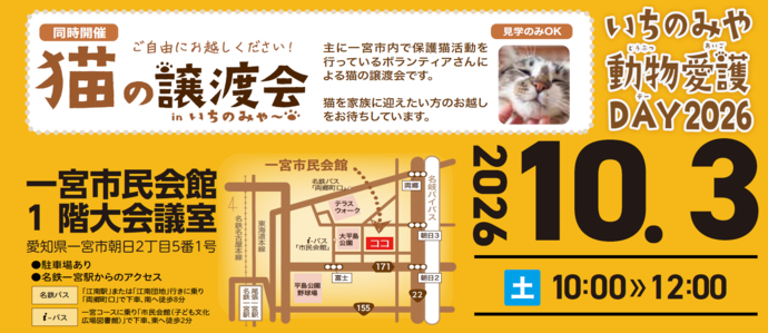 2月譲渡会チラシ