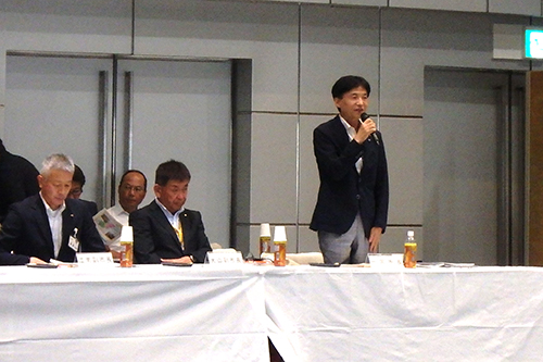 記念撮影の写真