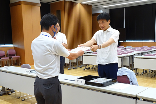 2023年上半期市長表彰の写真