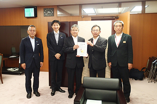 愛知県下水道推進協議会　要望活動の写真