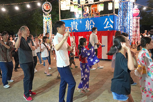 貴船盆踊り大会の写真