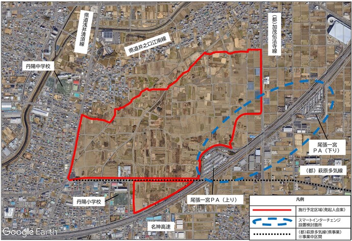 三ツ井・重吉地区まちづくり基本調査　位置図