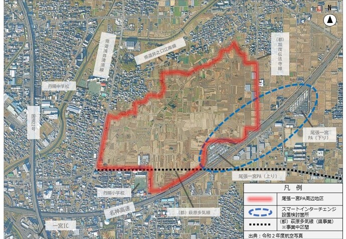 三ツ井・重吉地区まちづくり基本調査　位置図