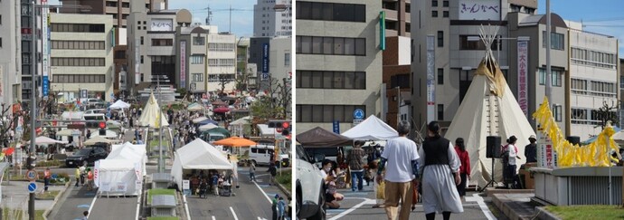 2日目　社会実験「ストリートチャレンジ2022」スタート