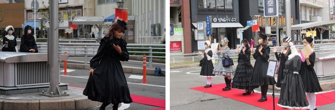 3日目　「尾州ロリィタ」によるファッションショーの様子