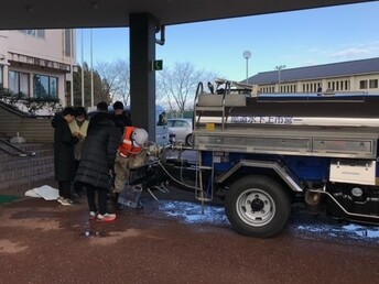 給水車の写真