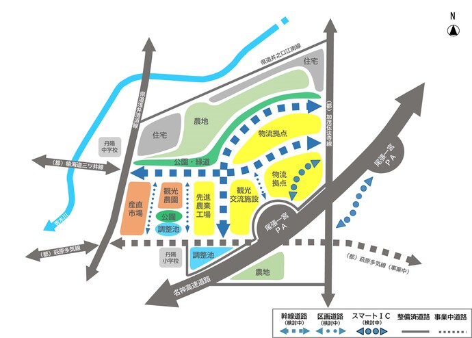 まちづくり基本構想図案