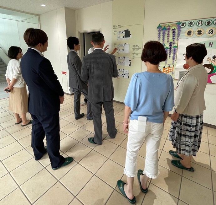 品川区立豊葉の杜学園を見学