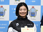 表敬訪問者の写真
