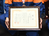 表敬訪問の写真