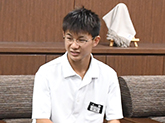 表敬訪問者の写真