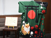 表敬訪問者の写真