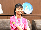 表敬訪問者の写真