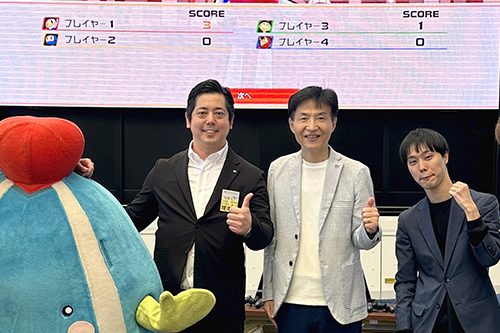 市長があいさつしている写真