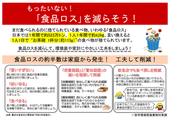 食ロスを減らそう