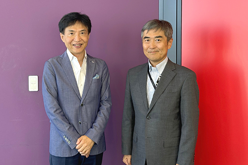 市長が面会している写真