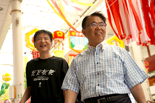 市長があいさつしている写真