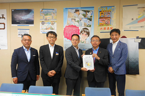 市長が要望活動している写真