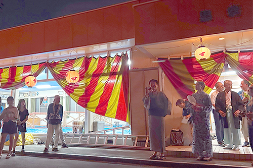 市長があいさつしている写真