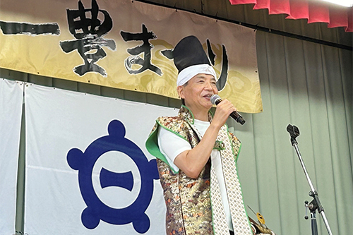 市長があいさつしている写真