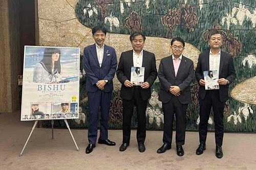 市長が訪問している写真
