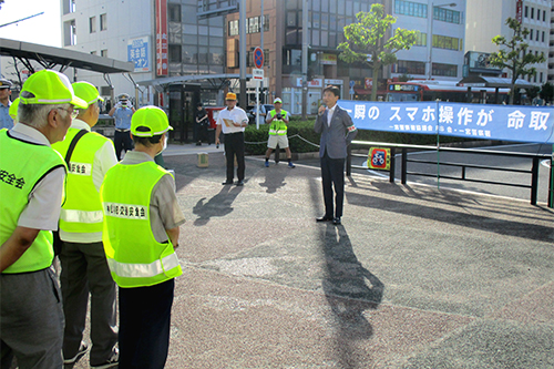 市長がCPしている写真