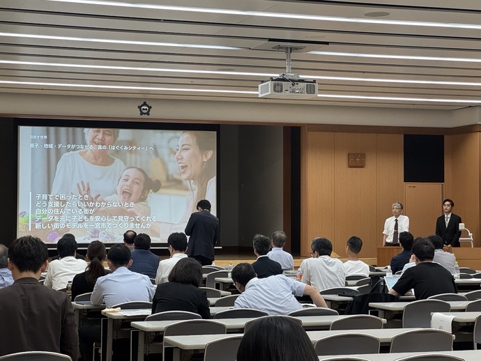 提案の様子です。