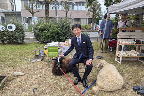 市長が参加している写真