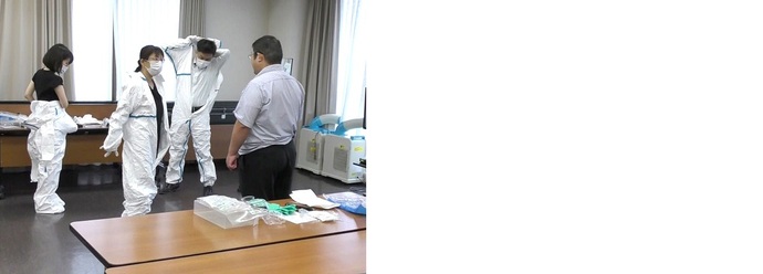 患者搬送訓練