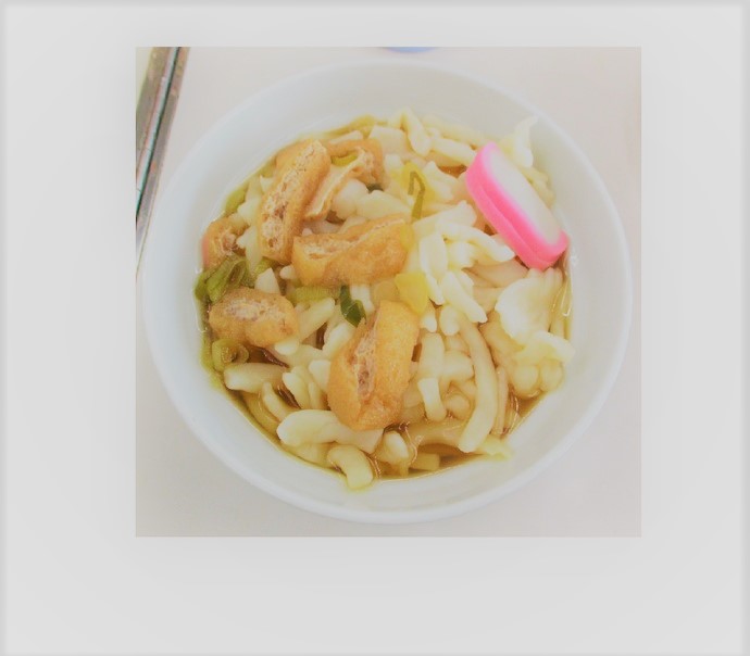 画像：米粉入りうどん