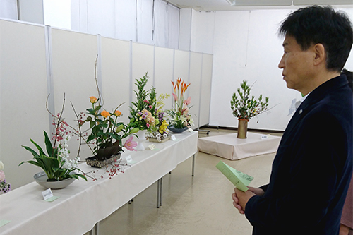 鑑賞している写真