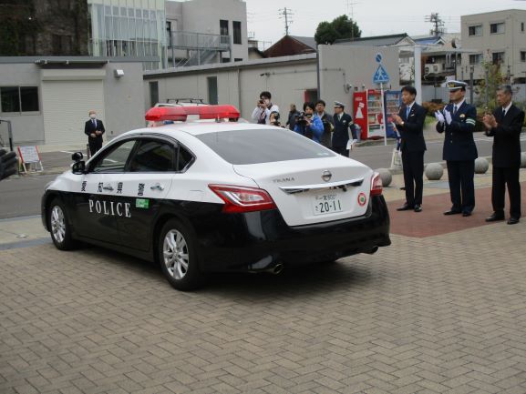 ペースカー出発式
