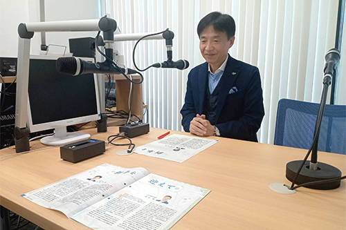 市長が収録している写真