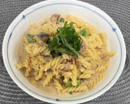 さば味噌パスタ