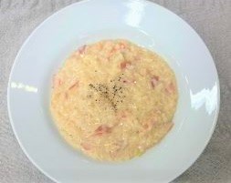 α米を使ったチーズリゾット