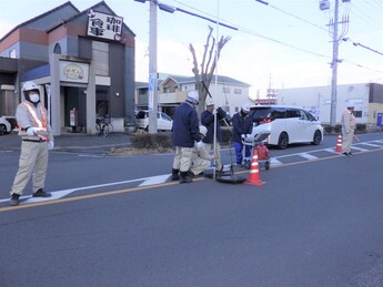 マンホール内点検状況