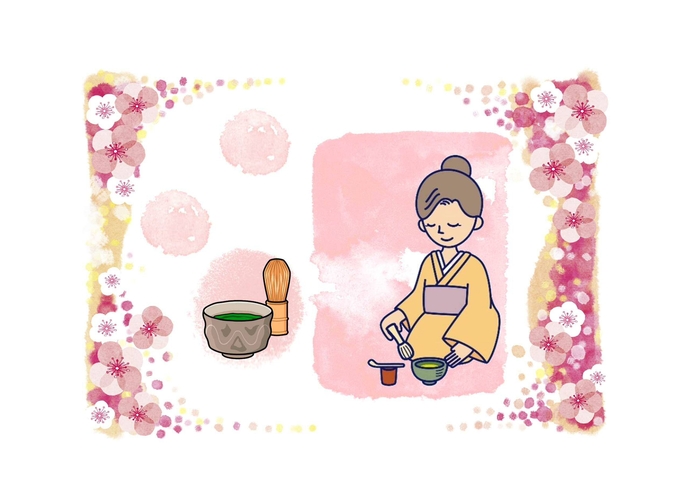 イラスト：茶道