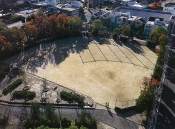 写真:大平島公園のグラウンド全景