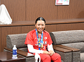 表敬訪問者の写真