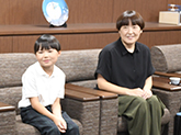 表敬訪問者の写真