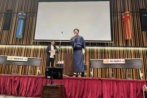 市長があいさつしている写真