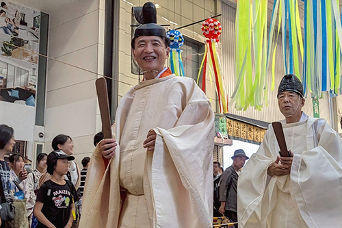 市長が参加している写真