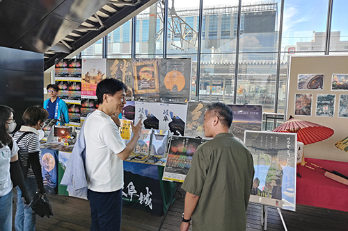 市長があいさつしている写真